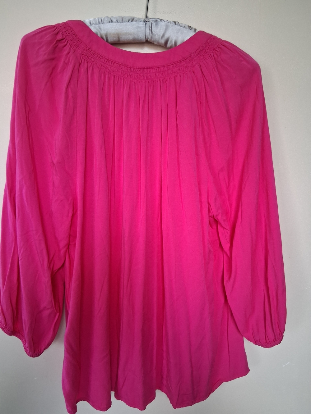 Crown & Ivy Pink Peasant Blouse - Picture 5 of 5